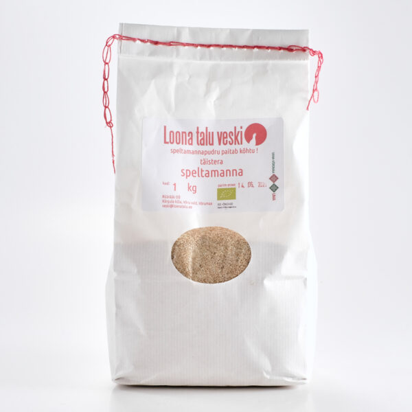 Täistera speltamanna 1 kg Loona Talu